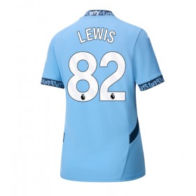 Manchester City Rico Lewis #82 Hjemme skjorte til dame 2024-25 Kortermet